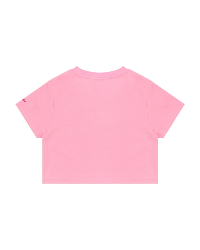 T Shirts Bape Flower cropped Rose Femme | IKH-78424116